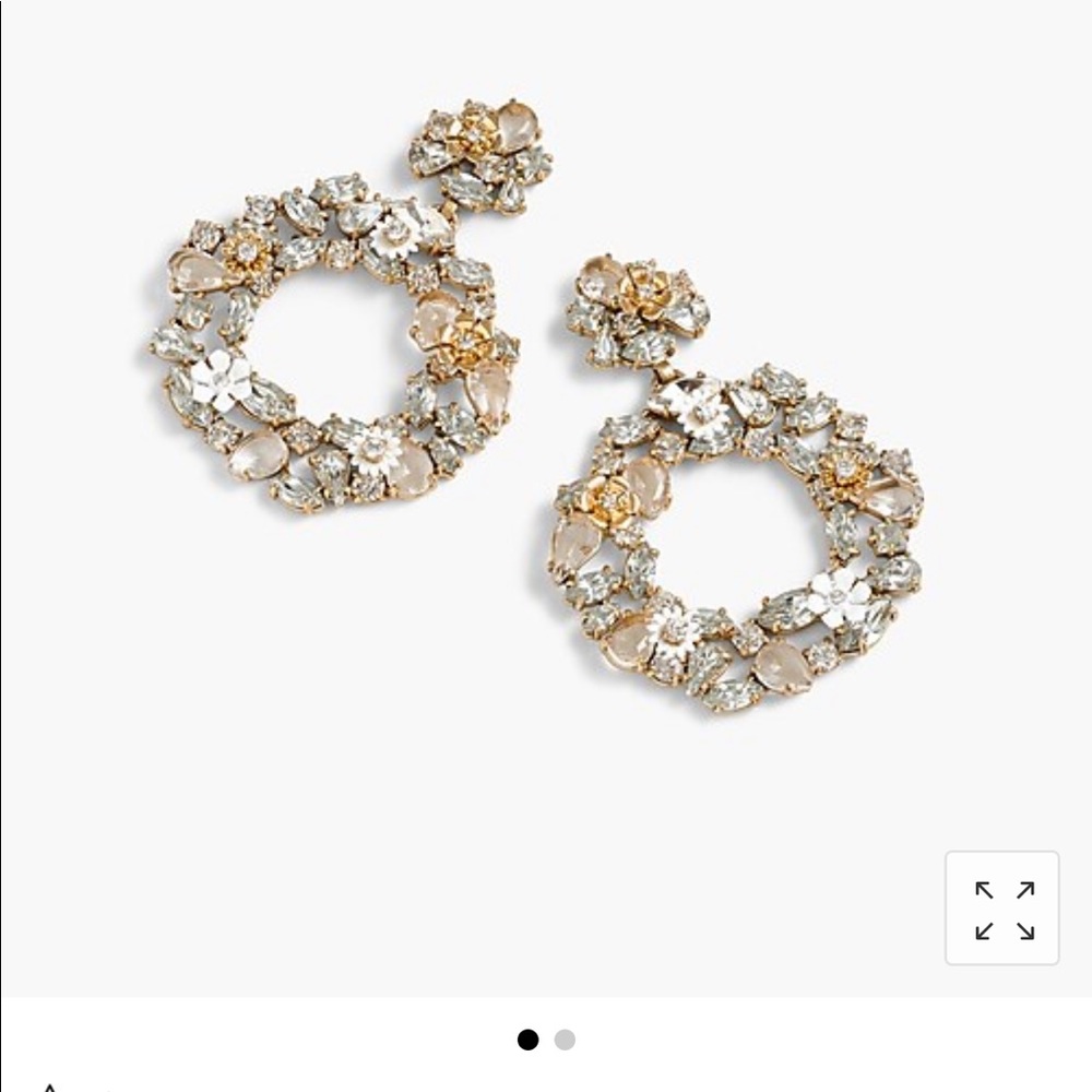 Beautiful J Crew crystal statement earrings